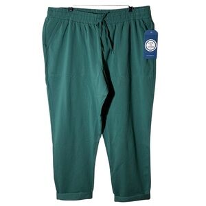 Life is Good Solid Crusher Flex Pull on Pants Green Women XL Jogger